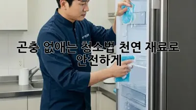 곤충 없애는 청소법: 천연 재료로 안전하게!